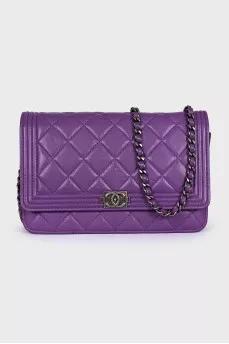 Кожаная сумка Boy Wallet On Chain