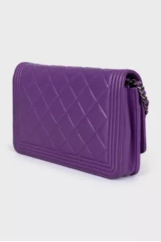 Кожаная сумка Boy Wallet On Chain