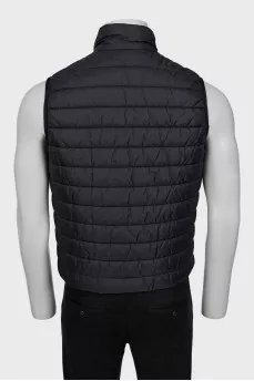 Men's vest with a zipper