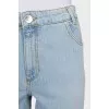 Light blue straight fit jeans with tag
