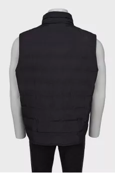 Men's vest with buttons