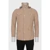 Men's windbreaker with tag
