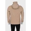 Men's windbreaker with tag