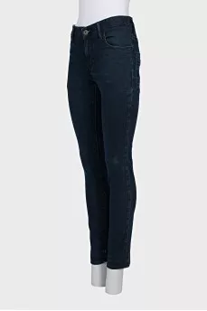 Dark blue slim fit jeans
