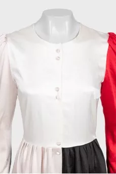 Combination midi dress