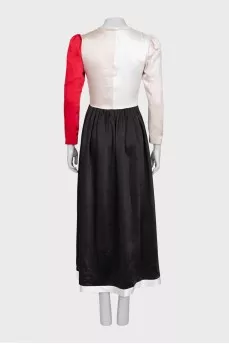 Combination midi dress