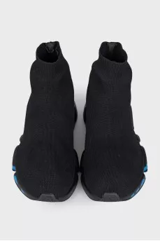 Black textile Speed sneakers