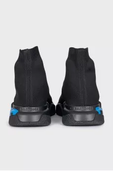 Black textile Speed sneakers