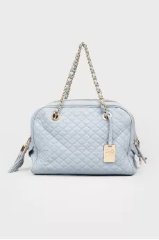 Сумка стеганая D&G Large Lily Glam Blue