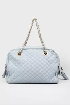 Сумка стеганая D&G Large Lily Glam Blue