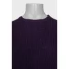 Men's purple wool sweater