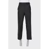 Men's straight trousers with tag