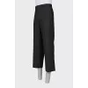 Men's straight trousers with tag