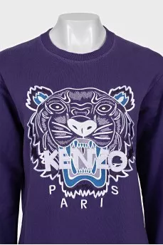 Men's sweatshirt with signature print