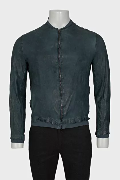 Men's green jacket with tag