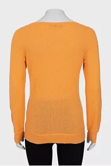 Orange cashmere jumper