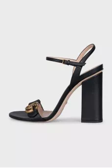 GG Marmont leather sandals