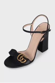 GG Marmont leather sandals