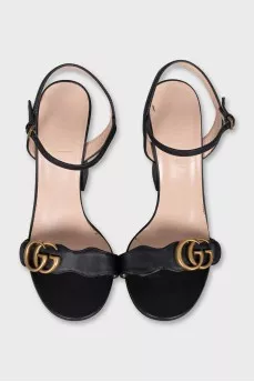 GG Marmont leather sandals
