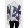 Loose-fitting jumper with a print
