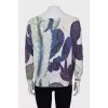 Loose-fitting jumper with a print