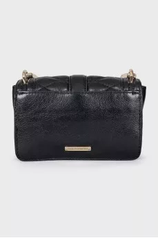 Leather bag with twist closure