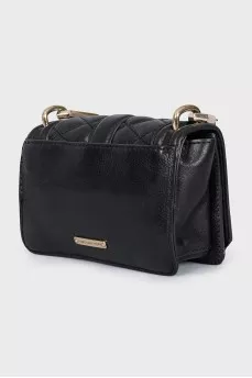 Leather bag with twist closure