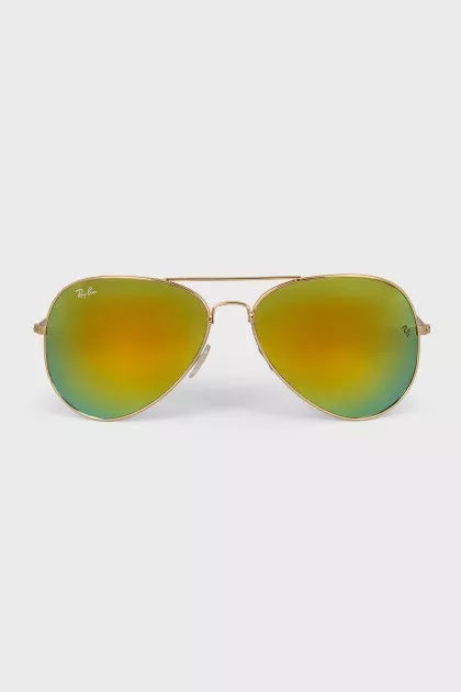 Men's sunglasses with gold frames