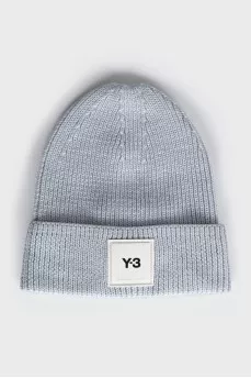 Blue knitted hat