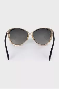 Sunglasses with gold elements