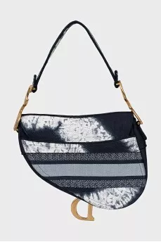 Saddle Textile Shoulder Bag
