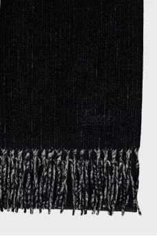 Men's cashmere and bamboo scarf