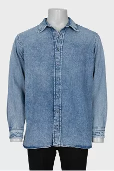 Men's loose-fit denim shirt