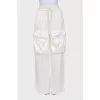 White suit with patch pockets