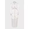 White suit with patch pockets
