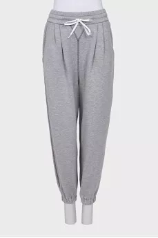 Sports trousers with ties