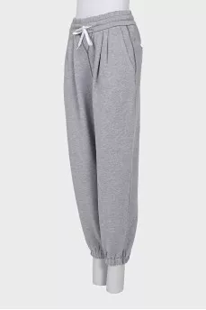 Sports trousers with ties