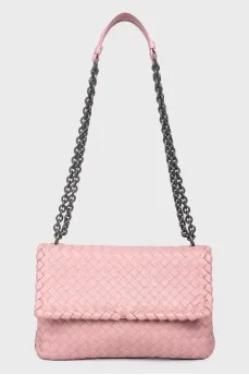 Bag on the shoulder strap with a chain