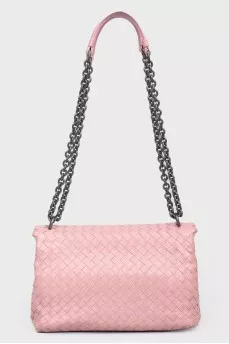 Bag on the shoulder strap with a chain