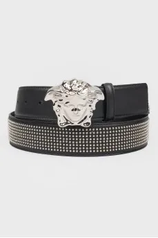 Rivet belt and proprietary buckle