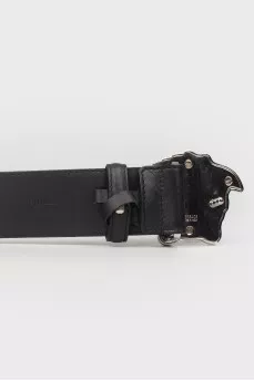 Rivet belt and proprietary buckle