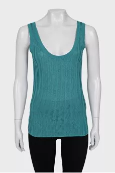 Blue striped T-shirt