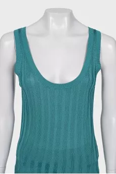 Blue striped T-shirt