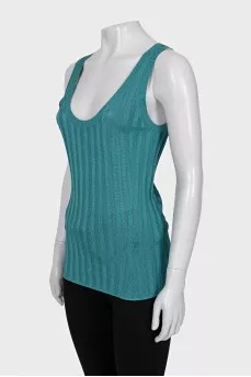 Blue striped T-shirt