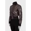 Python skin jacket