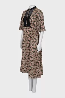 Paisley print dress