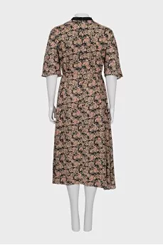 Paisley print dress
