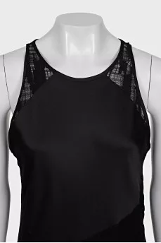 Black maxi dress with tag