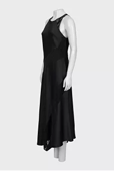 Black maxi dress with tag