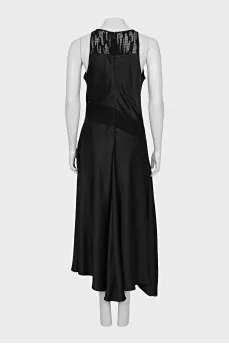 Black maxi dress with tag